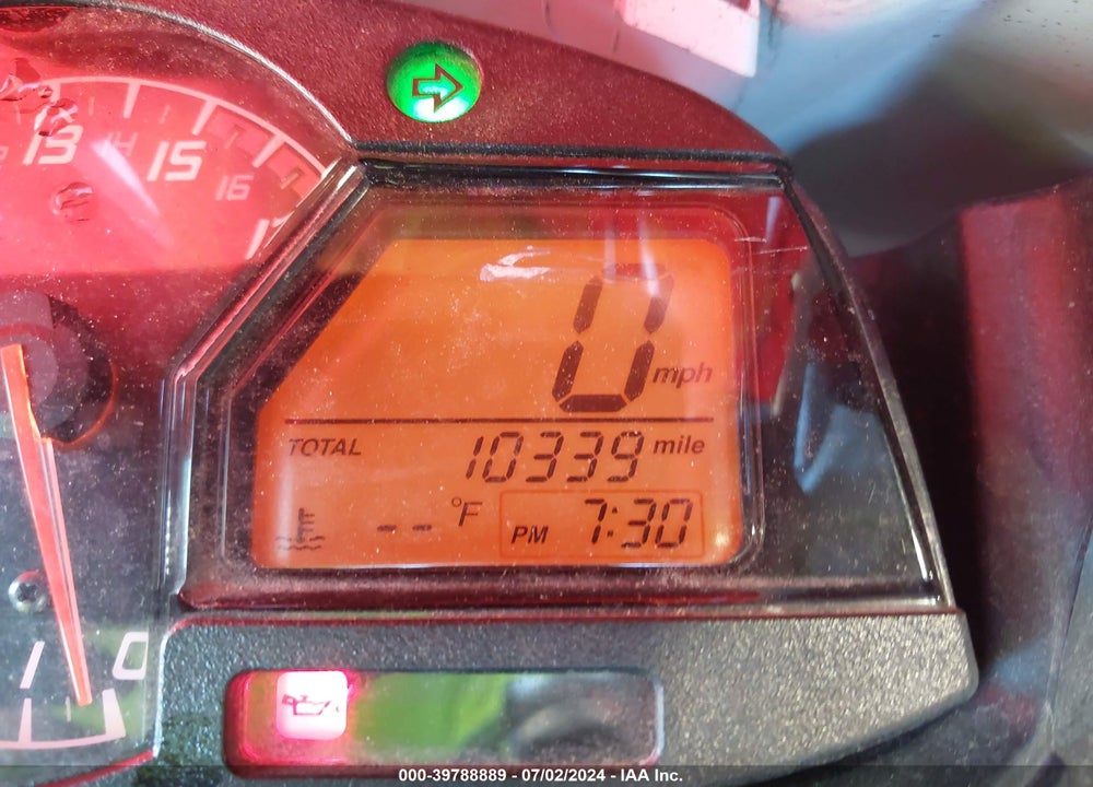 2013 HONDA CBR600 RR VIN: JH2PC4043DK600738