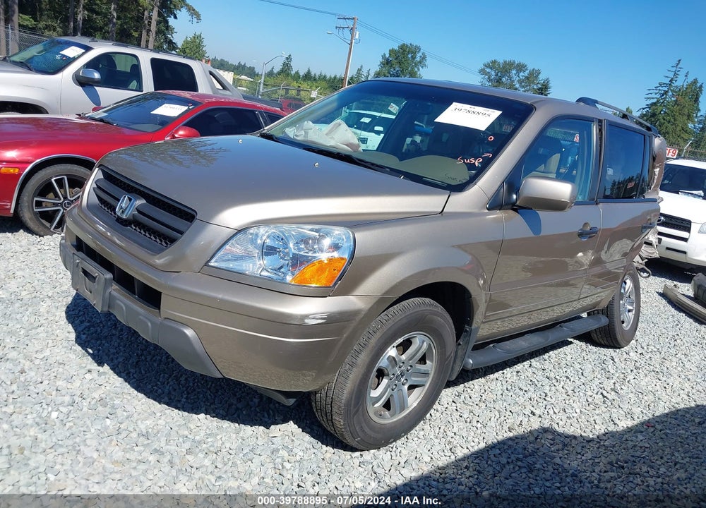 2005 HONDA PILOT EX-L VIN: 2HKYF18545H552666