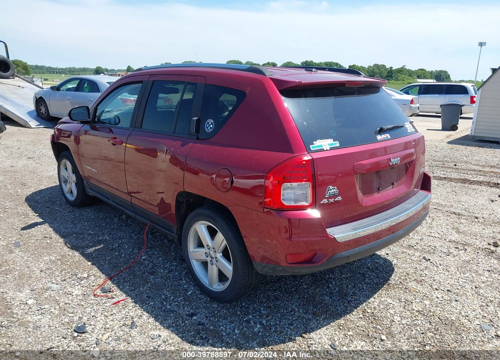 2012 JEEP COMPASS LIMITED VIN: 1C4NJDCB1CD591508