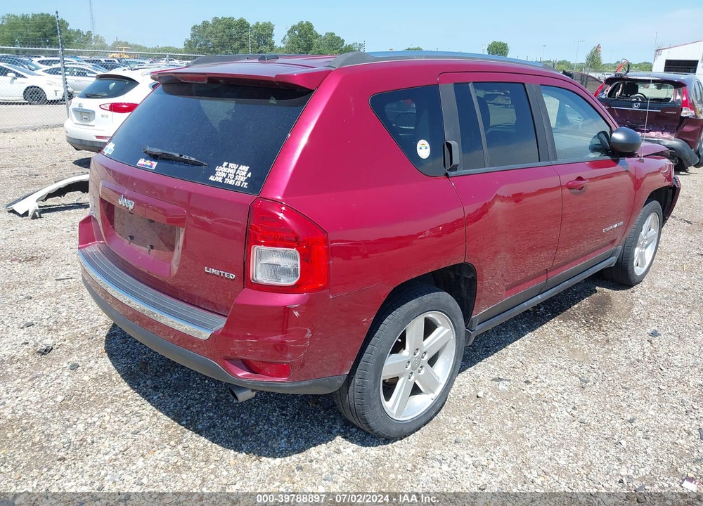 2012 JEEP COMPASS LIMITED VIN: 1C4NJDCB1CD591508