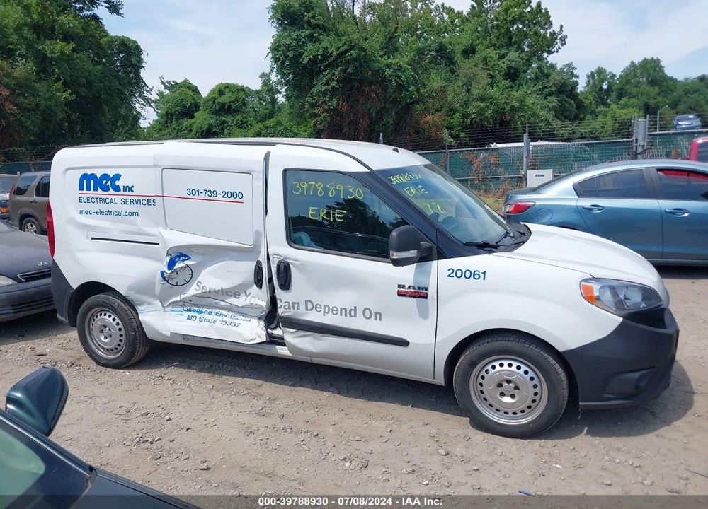 2019 RAM PROMASTER CITY TRADESMAN VIN: ZFBHRFAB4K6N63793
