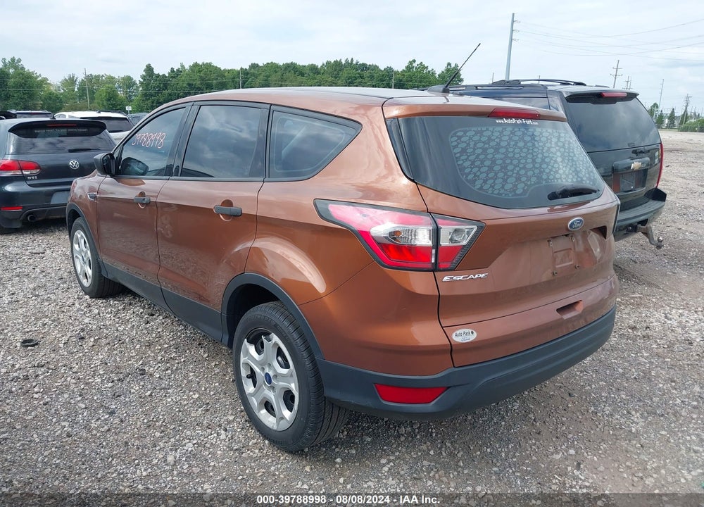 2017 FORD ESCAPE S VIN: 1FMCU0F79HUA78864