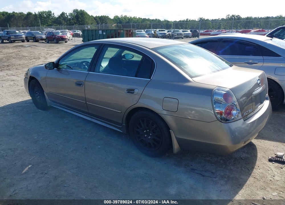 2005 NISSAN ALTIMA 2.5 S VIN: 1N4AL11D35C218304
