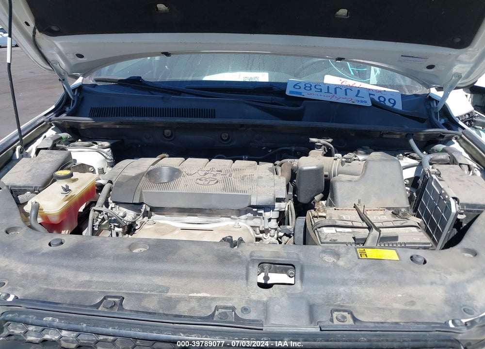 2012 TOYOTA RAV4 VIN: 2T3ZF4DV4CW119513