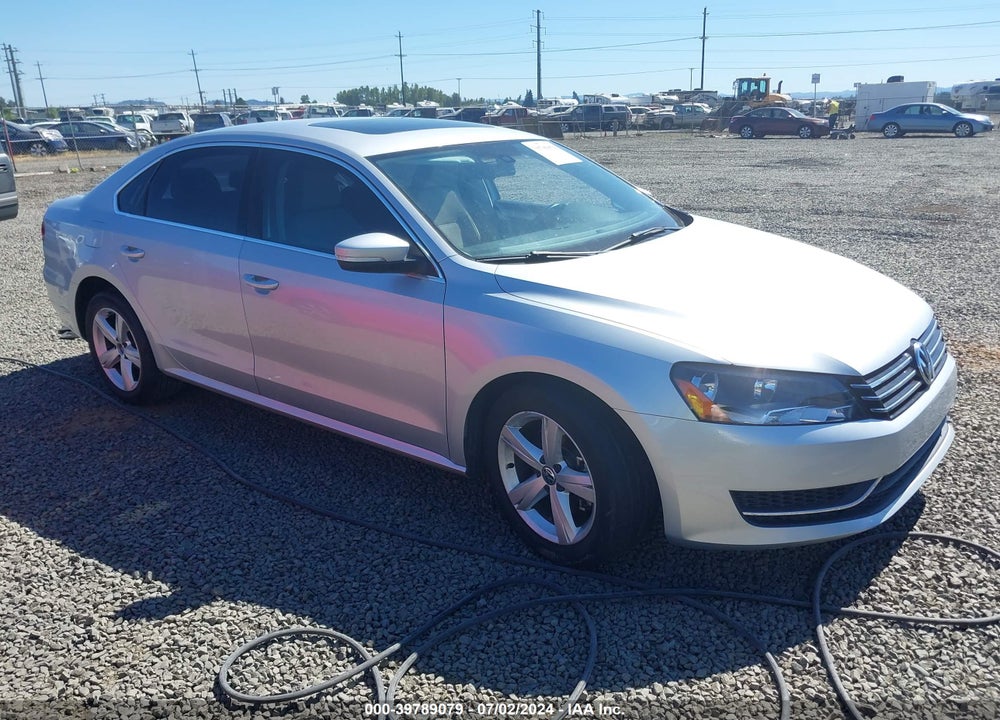 2013 VOLKSWAGEN PASSAT 2.5L SE VIN: 1VWBP7A34DC009548