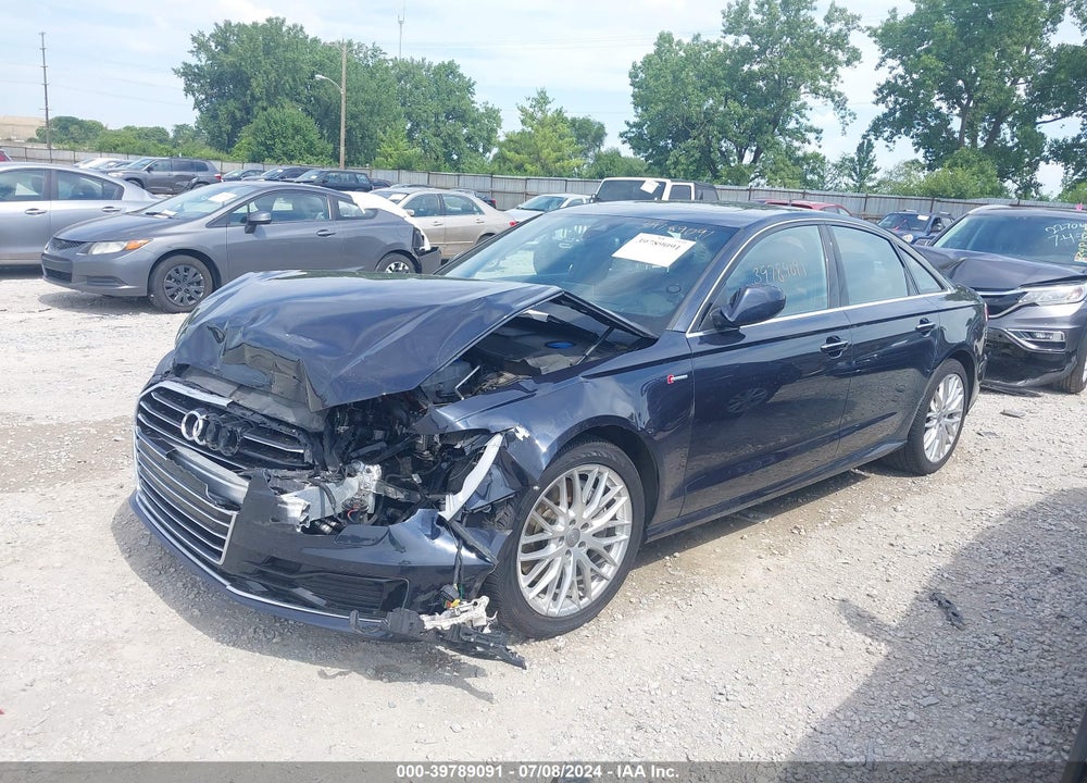 2016 AUDI A6 3.0T PREMIUM PLUS VIN: WAUHGAFC0GN075085