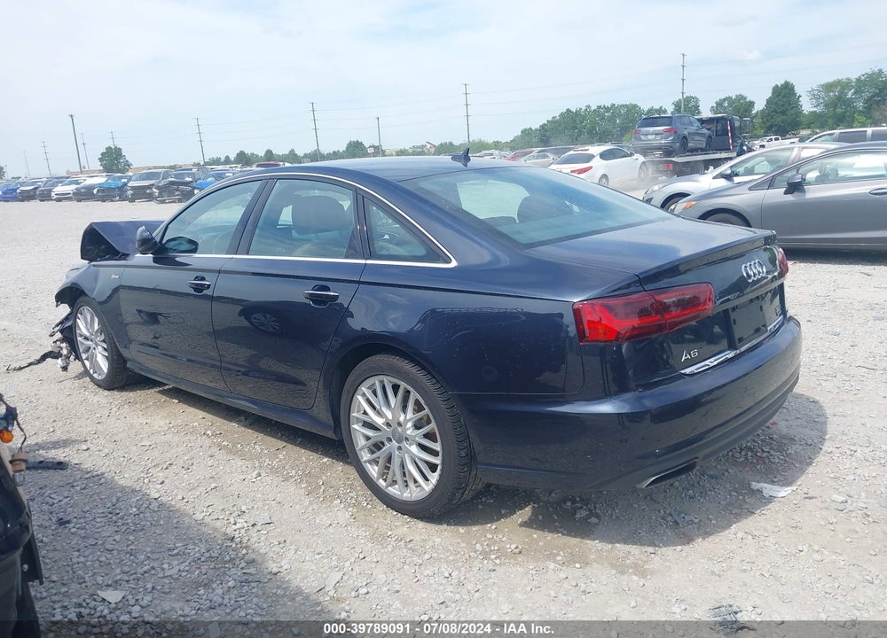 2016 AUDI A6 3.0T PREMIUM PLUS VIN: WAUHGAFC0GN075085