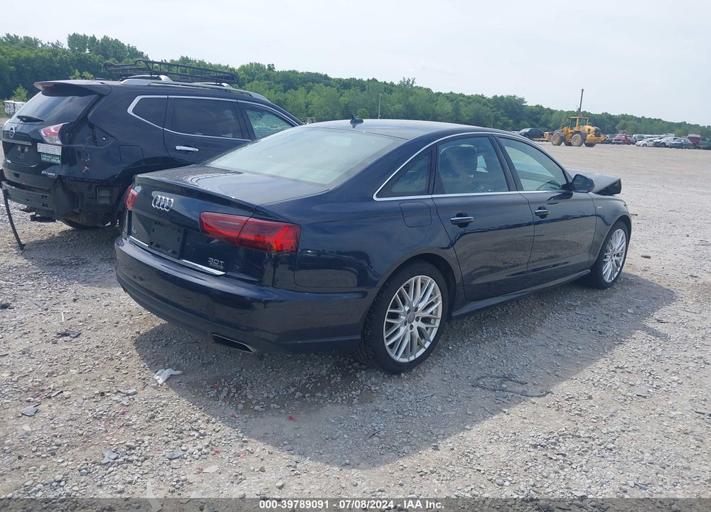 2016 AUDI A6 3.0T PREMIUM PLUS VIN: WAUHGAFC0GN075085