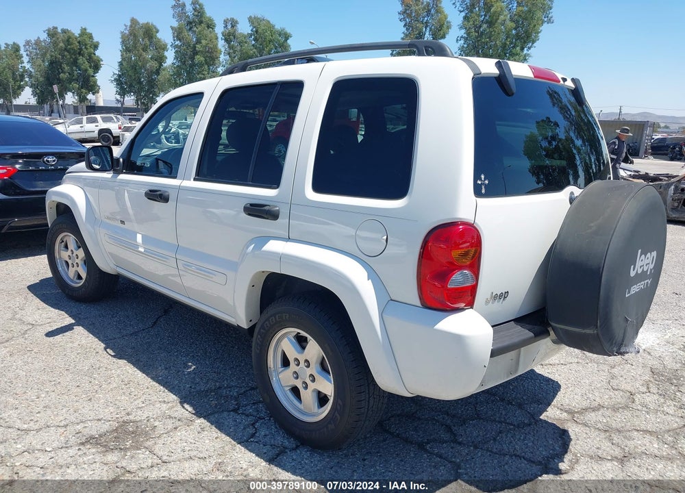 2002 JEEP LIBERTY LIMITED EDITION VIN: 1J4GK58K62W298639