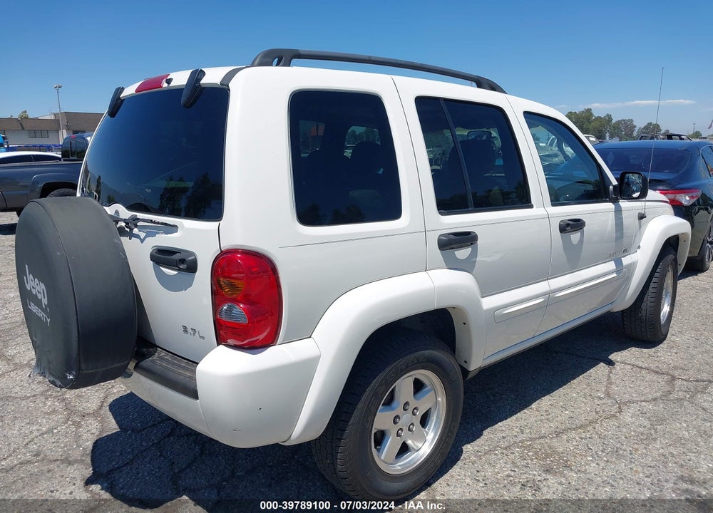 2002 JEEP LIBERTY LIMITED EDITION VIN: 1J4GK58K62W298639