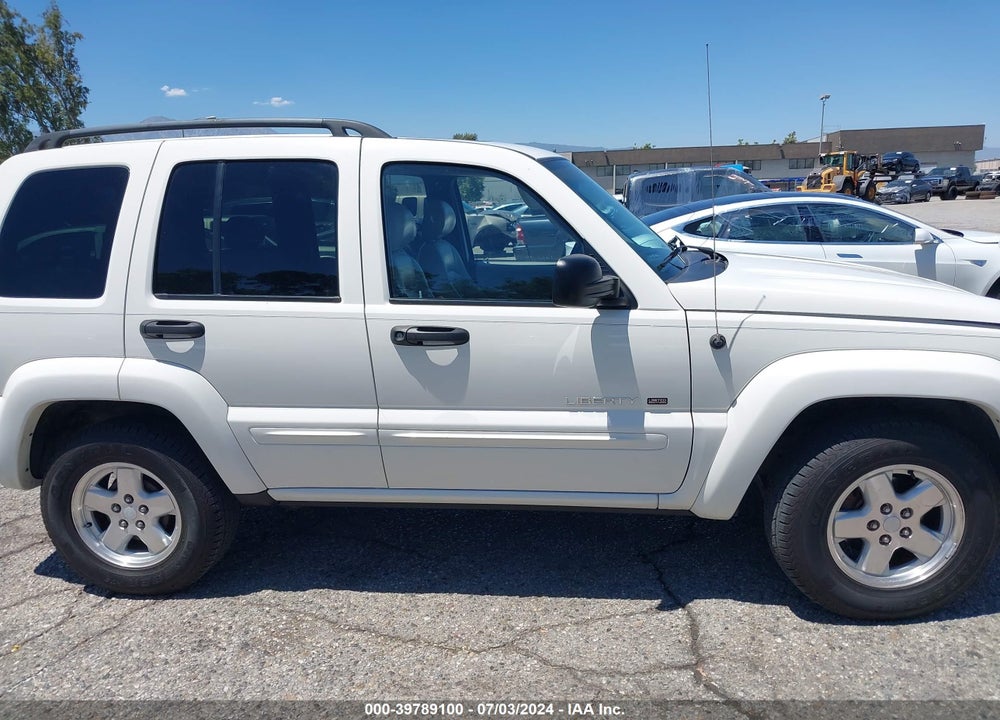 2002 JEEP LIBERTY LIMITED EDITION VIN: 1J4GK58K62W298639