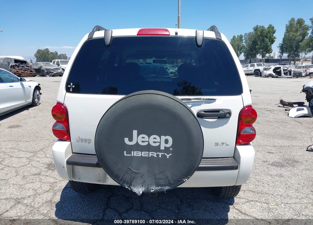 2002 JEEP LIBERTY LIMITED EDITION VIN: 1J4GK58K62W298639