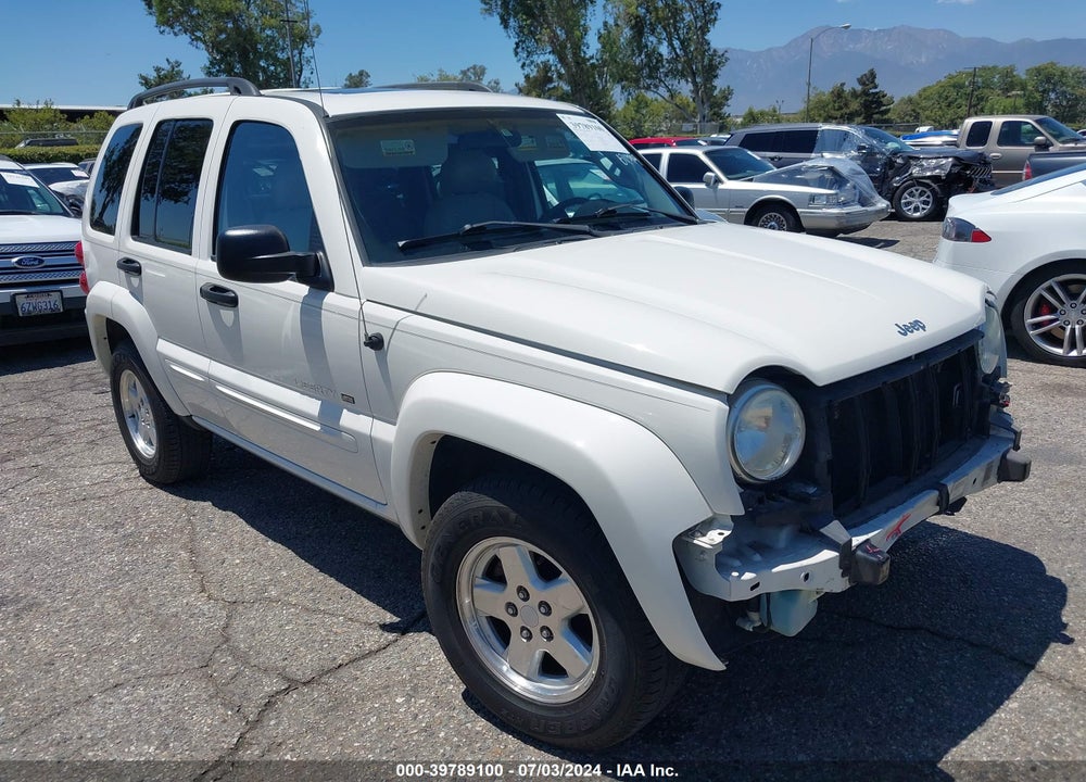 2002 JEEP LIBERTY LIMITED EDITION VIN: 1J4GK58K62W298639