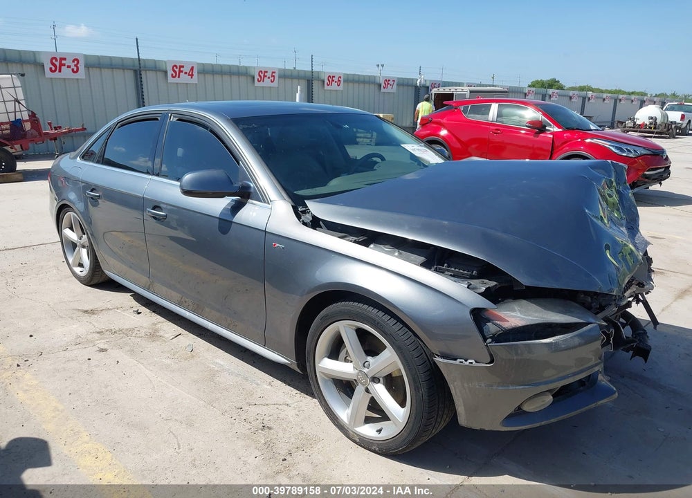 2012 AUDI A4 2.0T PREMIUM VIN: WAUFFAFL7CA058263