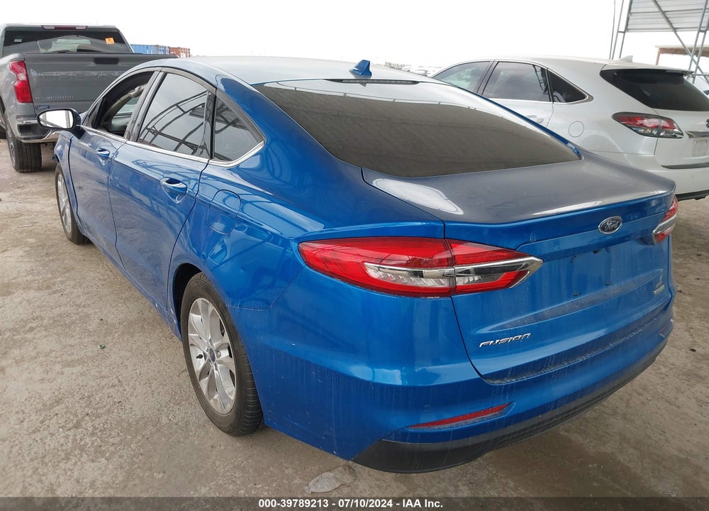 2019 FORD FUSION SE VIN: 3FA6P0HD0KR276376