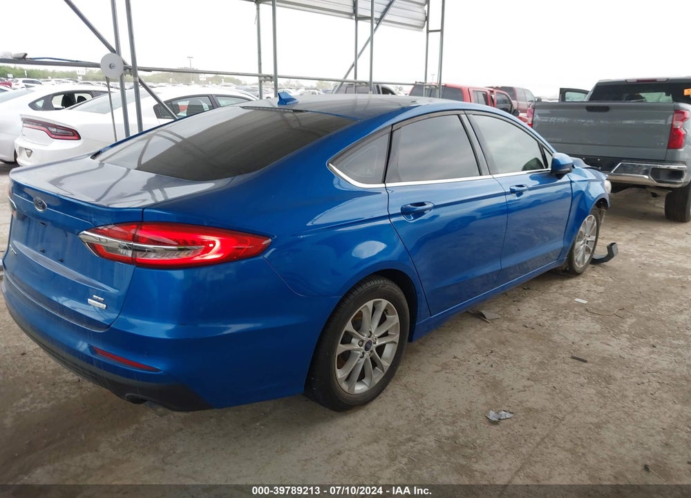 2019 FORD FUSION SE VIN: 3FA6P0HD0KR276376