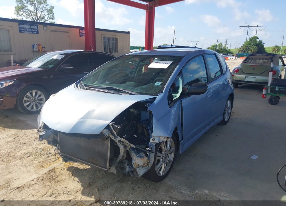 2010 HONDA FIT SPORT VIN: JHMGE8H41AC018088