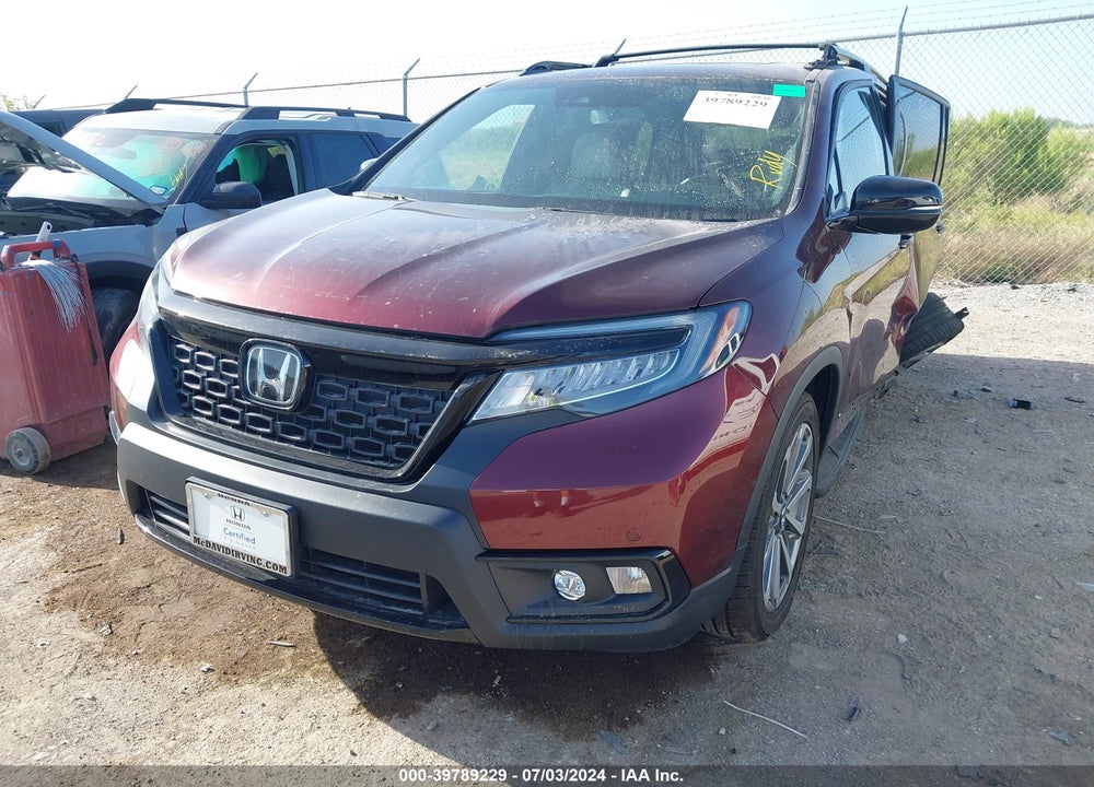 2021 HONDA PASSPORT AWD ELITE VIN: 5FNYF8H08MB035090