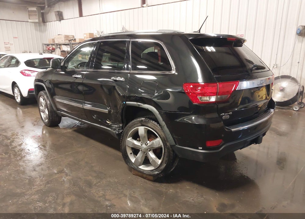 2012 CHEROKEE JEEP GRAND  OVERLAND VIN: 1C4RJFCG7CC132112