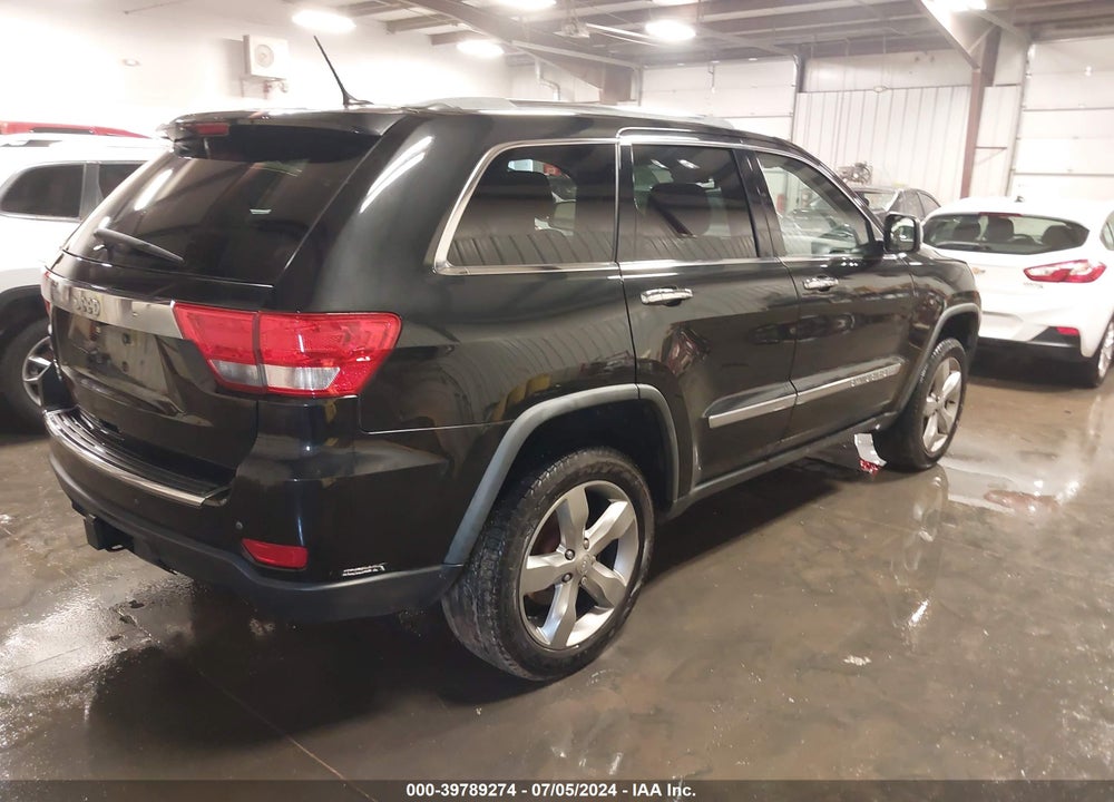 2012 CHEROKEE JEEP GRAND  OVERLAND VIN: 1C4RJFCG7CC132112