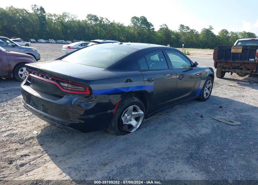 2021 DODGE CHARGER POLICE RWD VIN: 2C3CDXAT5MH678283