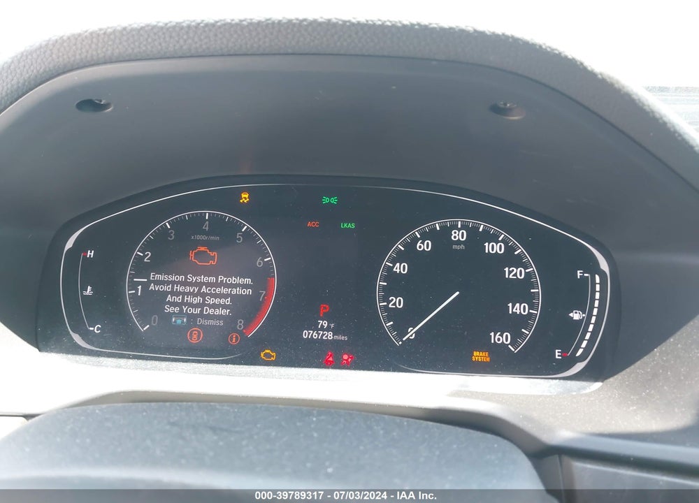 2018 HONDA ACCORD EX VIN: 1HGCV1F44JA047639