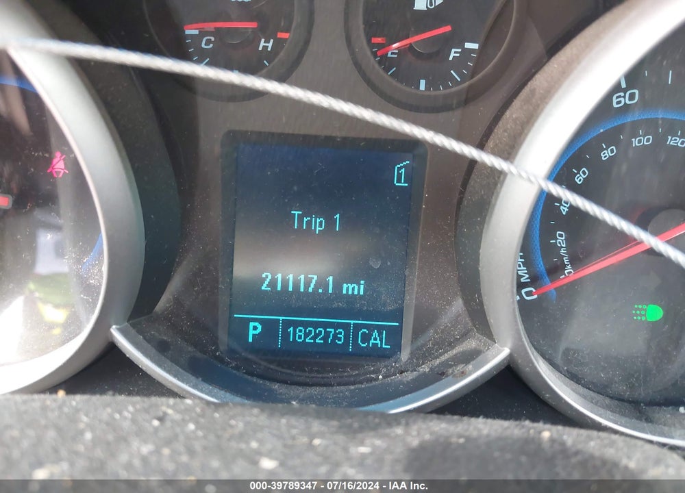 2011 CHEVROLET CRUZE 1LT VIN: 1G1PF5S97B7221474