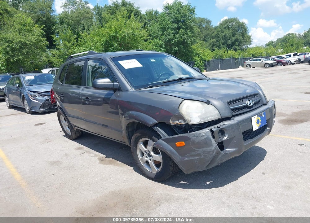 2007 HYUNDAI TUCSON GLS VIN: KM8JM12B87U510558