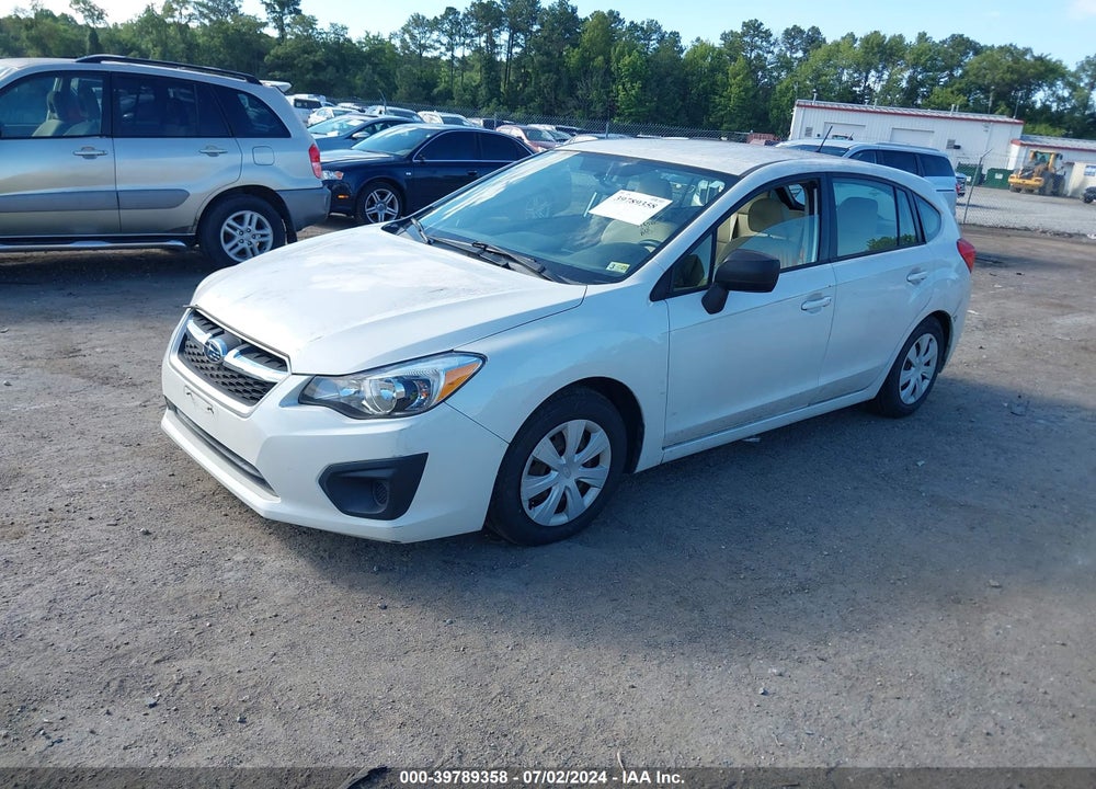 2012 SUBARU IMPREZA 2.0I VIN: JF1GPAA64CH242255