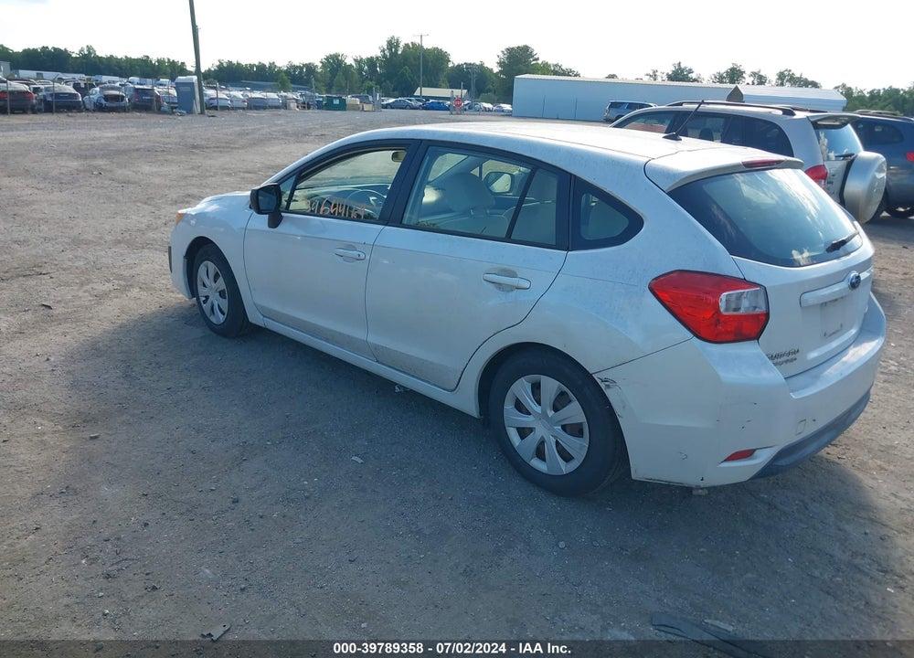 2012 SUBARU IMPREZA 2.0I VIN: JF1GPAA64CH242255
