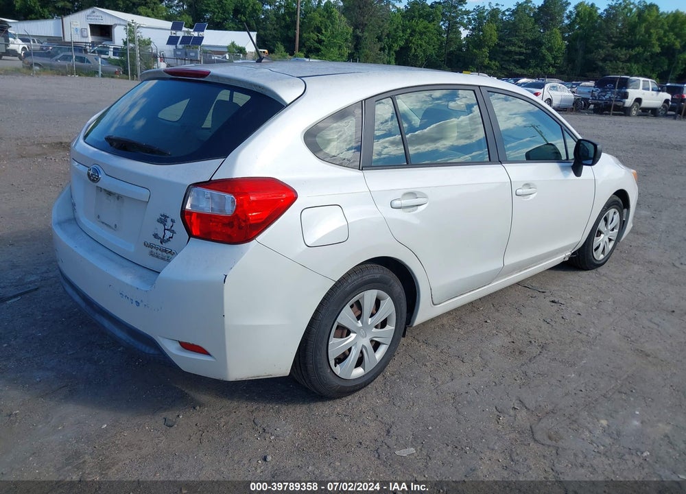 2012 SUBARU IMPREZA 2.0I VIN: JF1GPAA64CH242255