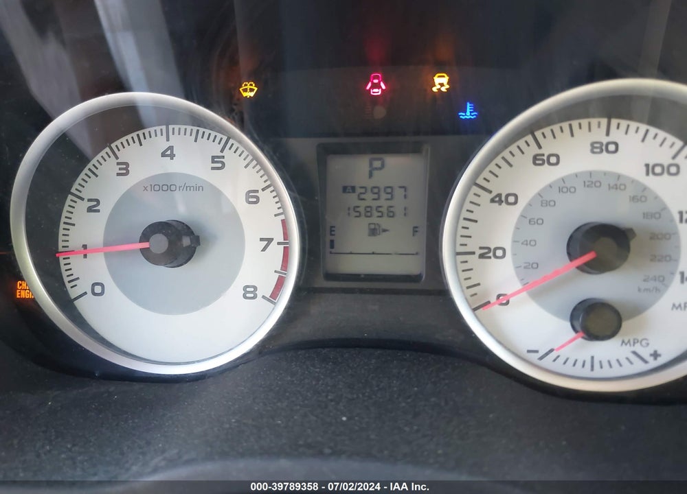 2012 SUBARU IMPREZA 2.0I VIN: JF1GPAA64CH242255