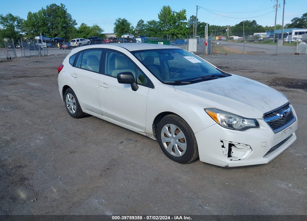 2012 SUBARU IMPREZA 2.0I VIN: JF1GPAA64CH242255
