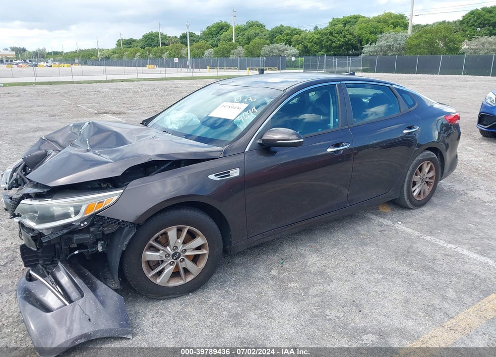 2018 KIA OPTIMA LX VIN: KNAGT4L30J5234644