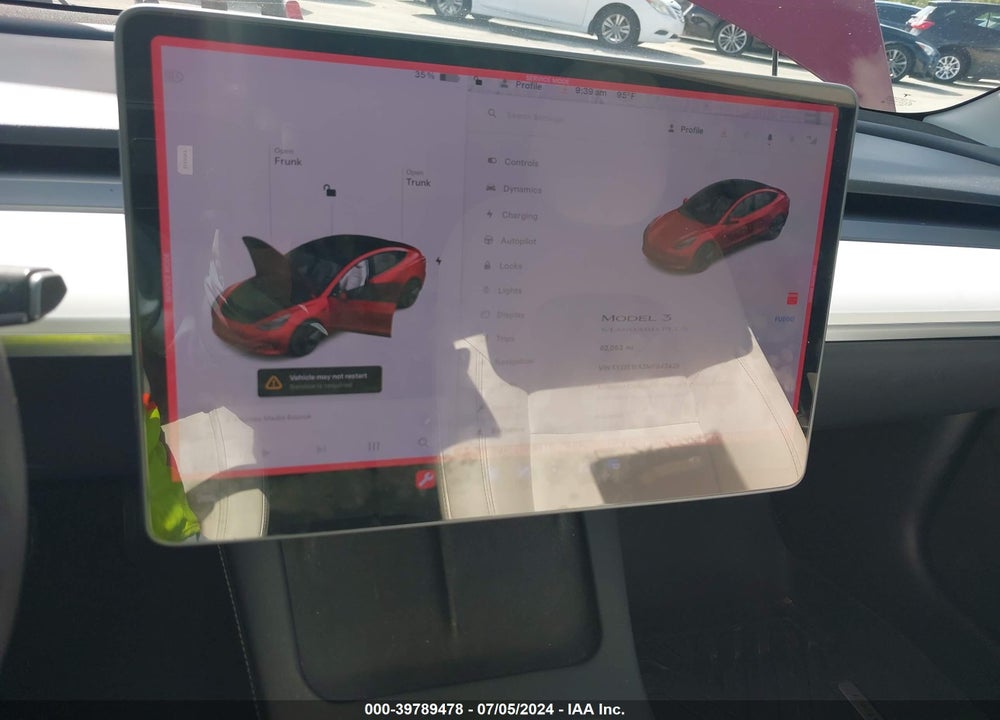 2021 TESLA MODEL 3 STANDARD RANGE PLUS REAR-WHEEL DRIVE VIN: 5YJ3E1EA3MF843428