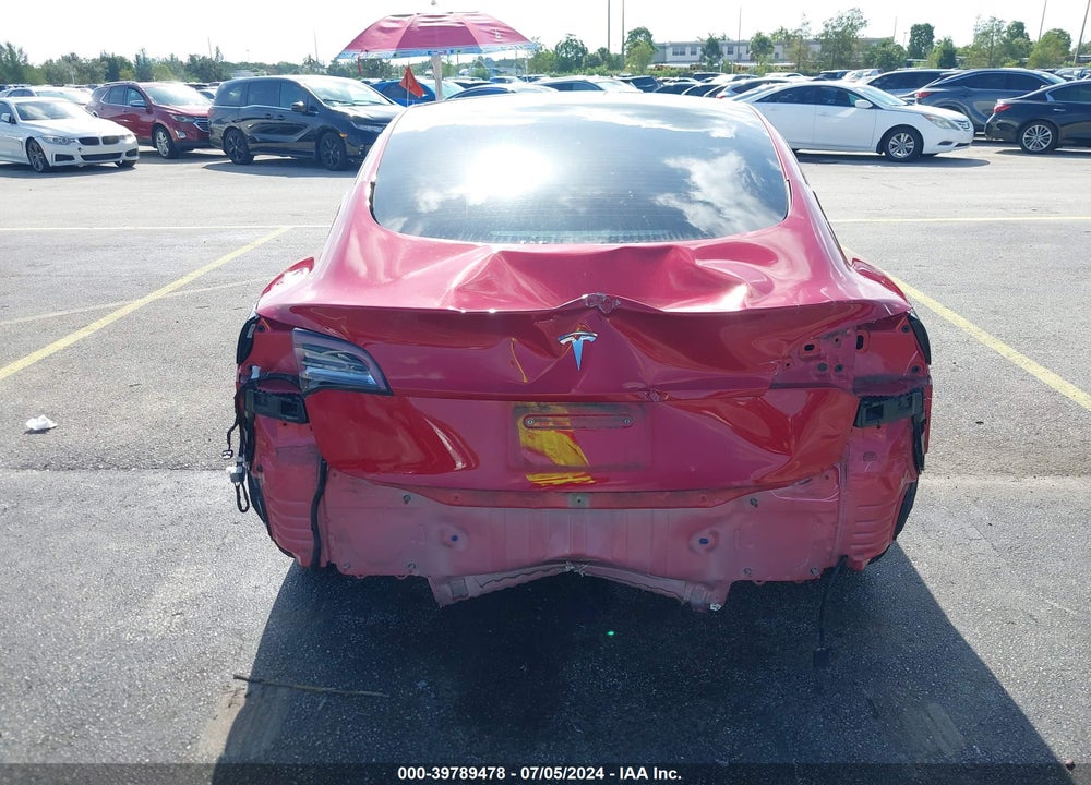2021 TESLA MODEL 3 STANDARD RANGE PLUS REAR-WHEEL DRIVE VIN: 5YJ3E1EA3MF843428