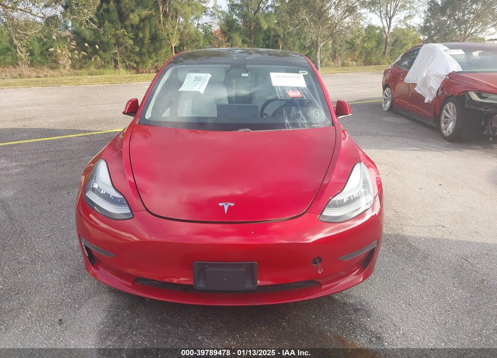 2021 TESLA MODEL 3 STANDARD RANGE PLUS REAR-WHEEL DRIVE VIN: 5YJ3E1EA3MF843428