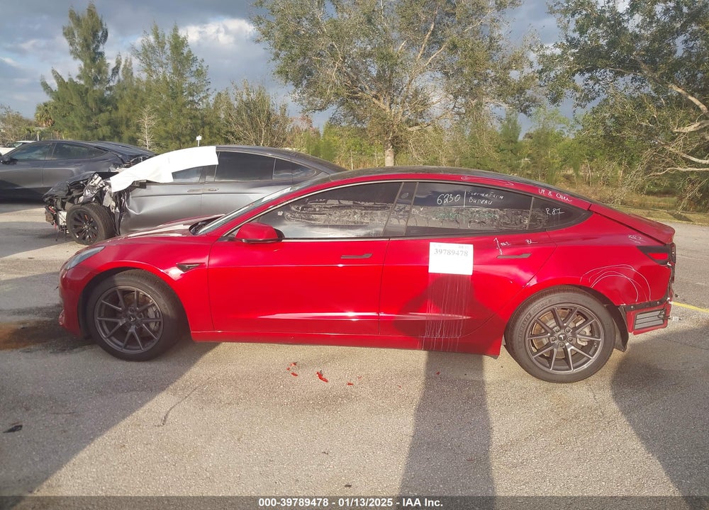 2021 TESLA MODEL 3 STANDARD RANGE PLUS REAR-WHEEL DRIVE VIN: 5YJ3E1EA3MF843428