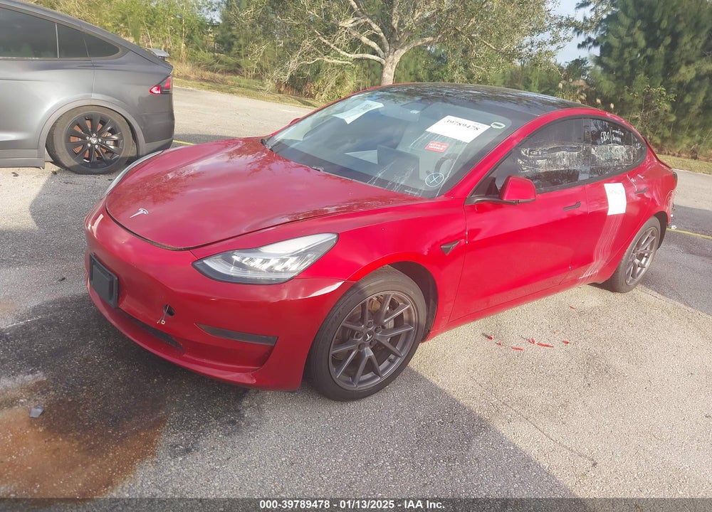 2021 TESLA MODEL 3 STANDARD RANGE PLUS REAR-WHEEL DRIVE VIN: 5YJ3E1EA3MF843428