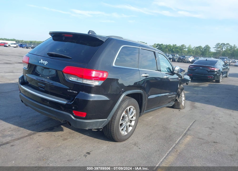 2014 JEEP GRAND CHEROKEE LIMITED VIN: 1C4RJFBG1EC469606