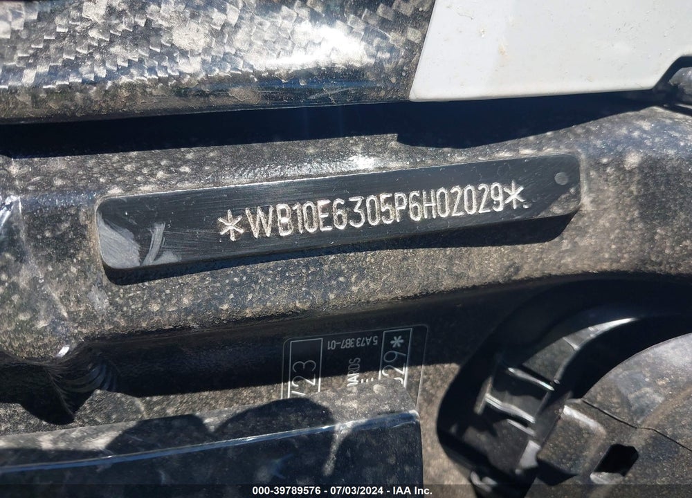 2023 BMW S 1000 RR VIN: WB10E6305P6H02029