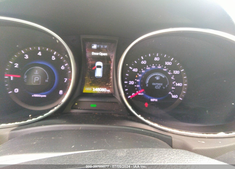 2014 HYUNDAI SANTA FE GLS VIN: KM8SN4HF9EU043323