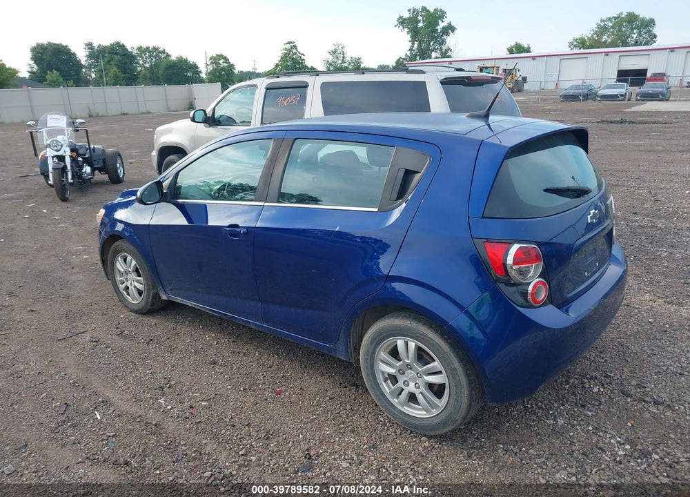2013 CHEVROLET SONIC LT AUTO VIN: 1G1JC6SB3D4159664