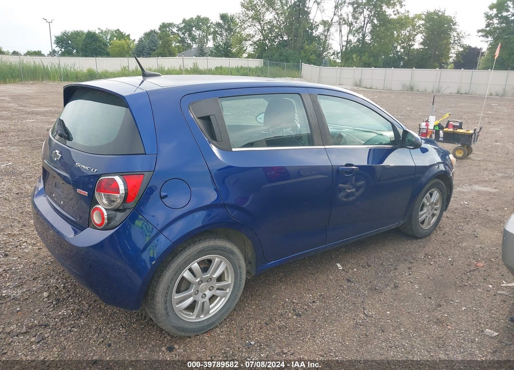 2013 CHEVROLET SONIC LT AUTO VIN: 1G1JC6SB3D4159664