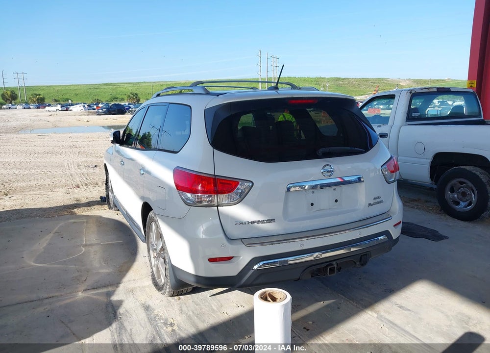 2013 NISSAN PATHFINDER PLATINUM VIN: 5N1AR2MM3DC677384