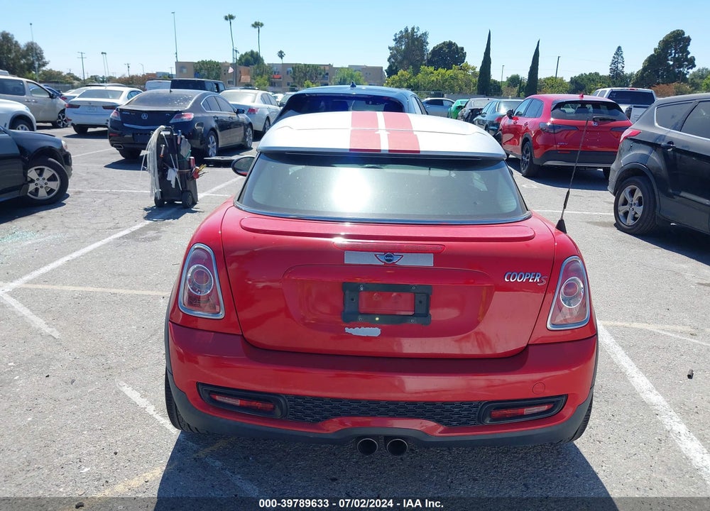 2012 MINI COOPER S VIN: WMWSX3C51CT465559
