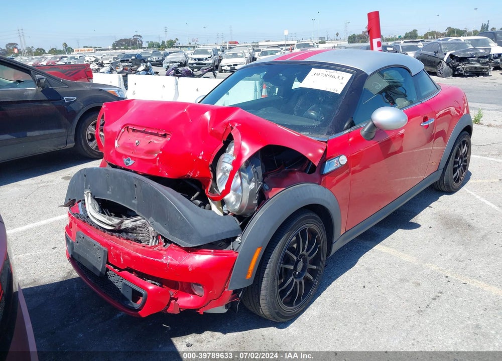 2012 MINI COOPER S VIN: WMWSX3C51CT465559