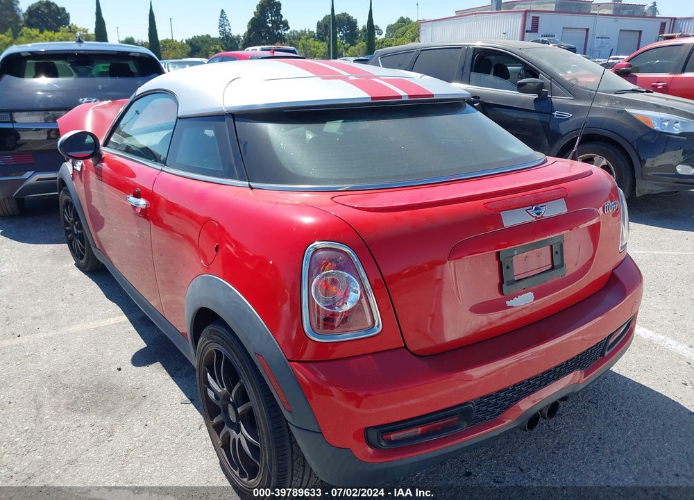 2012 MINI COOPER S VIN: WMWSX3C51CT465559