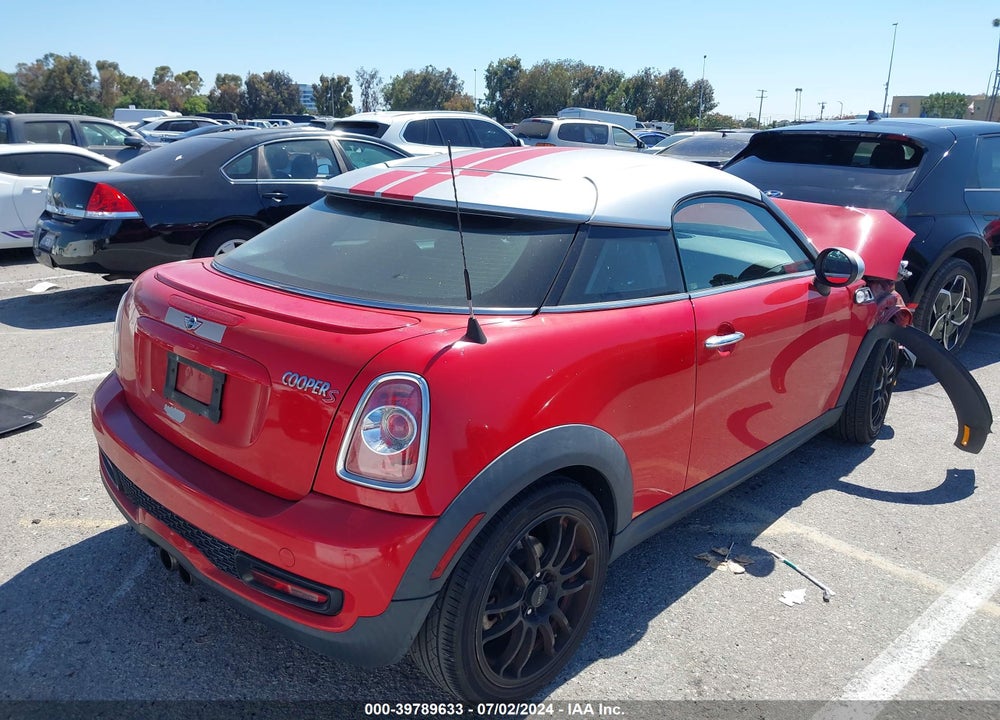 2012 MINI COOPER S VIN: WMWSX3C51CT465559