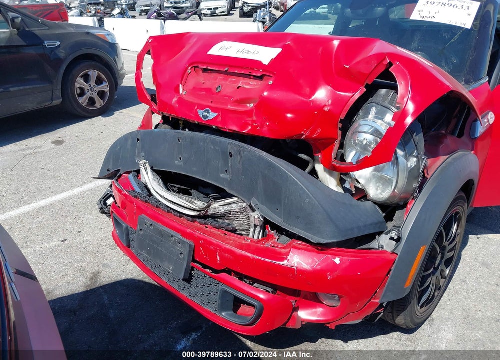 2012 MINI COOPER S VIN: WMWSX3C51CT465559